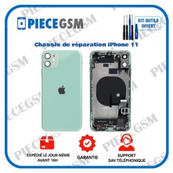 Chassis de réparation pour iPhone 11 Vert