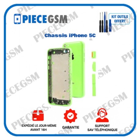 Châssis iphone 5c vert