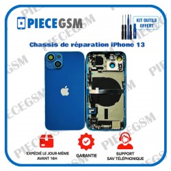 Chassis de réparation pour iPhone 13 Bleu