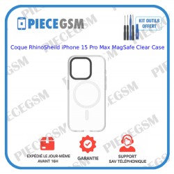 Coque originale RhinoSheild 15 Pro Max MagSafe Clear Case