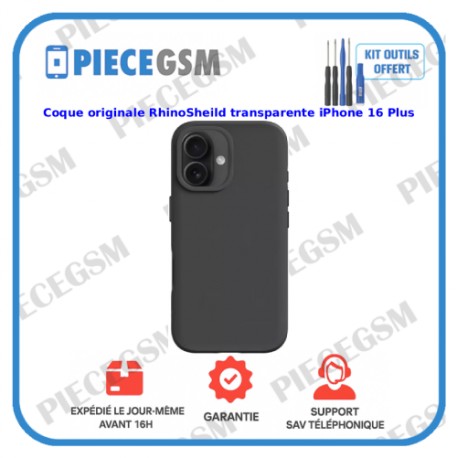 Coque originale RhinoSheild transparente iPhone 16 Plus