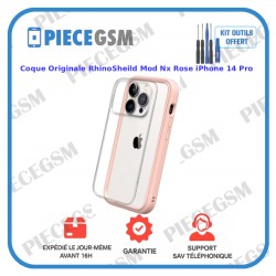 Coque Originale RhinoShield Mod Nx Rose pour iPhone 14 Pro