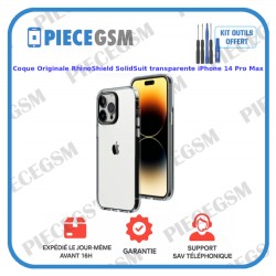 Coque Originale RhinoShield SolidSuit transparente iPhone 14 Pro Max