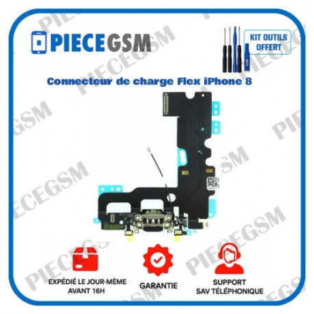 Connecteur de charge Flex iPhone 8
