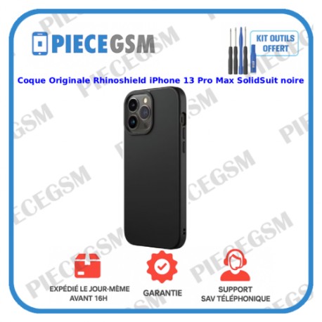Coque Originale Rhinoshield iPhone 13 Pro Max SolidSuit noire