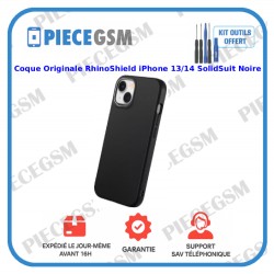 Coque Originale RhinoShield iPhone 13/14 SolidSuit Noire