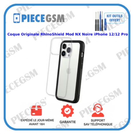 Coque Originale RhinoShield Mod NX noir iPhone 12/12 PRO