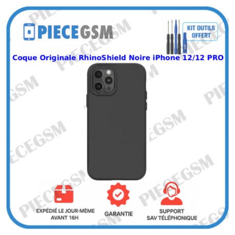 Coque Originale RhinoShield Noire iPhone 12/12 PRO