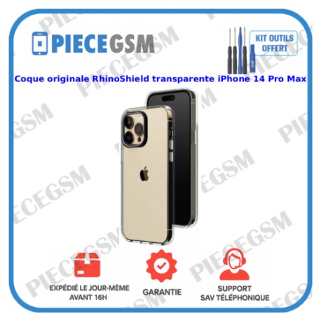 Coque Originale RhinoShield transparente iPhone 14 Pro Max
