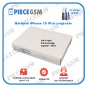 Batterie iPhone 15 Plus 100 % service pack Apple