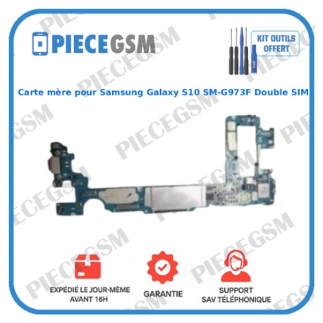 Carte mère Samsung Galaxy S10 SM-G973F Double SIM