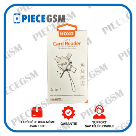HOXO 4 in 1 TF card reader