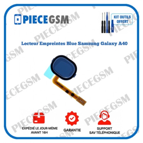 Lecteur Empreinte Blue Samsung Galaxy A40 (SM-A405F)