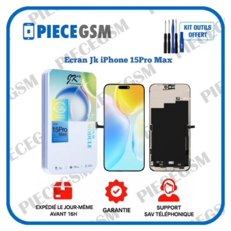 Ecran iPhone 15 Pro Max marque JK - qualité FHD