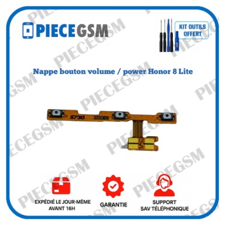 Nappe bouton volume / power Honor 8 Lite
