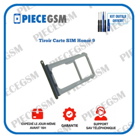 Tiroir Carte SIM pour Honor 9 - Noir