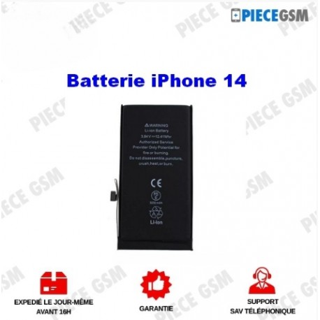 Batterie iPhone 14 Haute Capacité