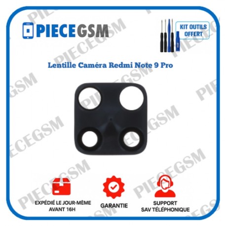 Lentille Caméra Redmi Note 9 PRO