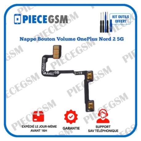 Nappe Bouton Volume OnePlus Nord2 5G