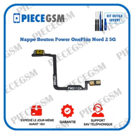 Nappe Bouton Power OnePlus Nord2 5G