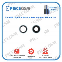 Lentille Caméra Arrière avec Contour – iPhone 16