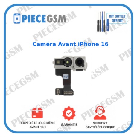 Caméra Avant iPhone 16