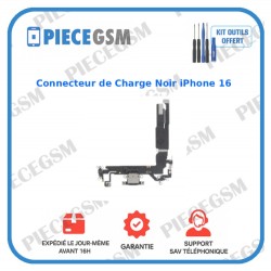 Connecteur de Charge Noir iPhone 16