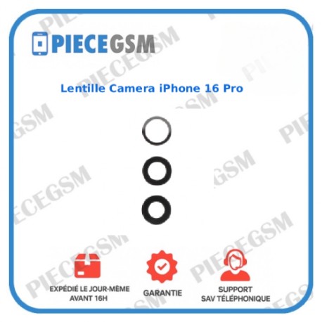 Lentille Camera iPhone 16 Pro