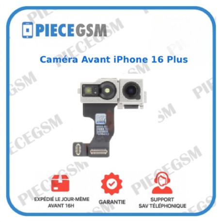 Caméra Avant iPhone 16 Plus