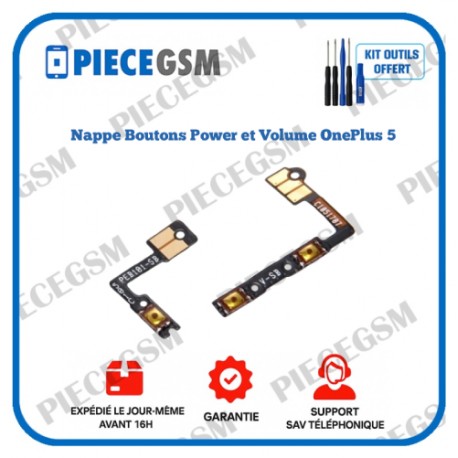 Nappe Boutons Power et Volume OnePlus 5
