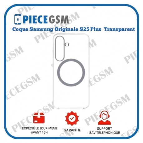 Coque Samsung Originale Galaxy S25 Plus– Transparent