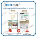 Verre Trempé Antibactérien pour iPhone 14/ 13 /13 Pro - Tiger Transparent