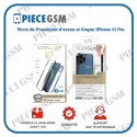 Verre de Protection d'écran et Coque iPhone 13 Pro - Noir Transparent