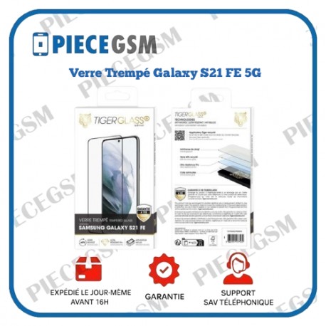 Verre Trempé pour Samsung Galaxy S21 FE - Transparent
