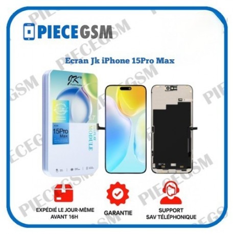 Ecran iPhone 15 Pro Max marque JK - qualité FHD