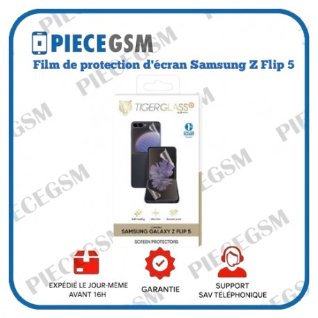 Film de protection d'écran pour Samsung Galaxy Z Flip 5 - Tiger Transparent