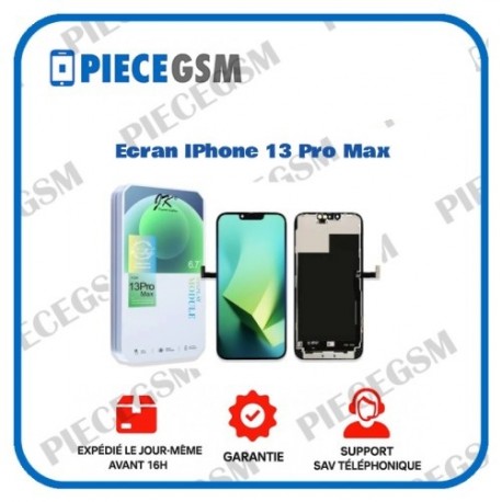 ECRAN POUR IPHONE 13 Pro max JK qualité FHD