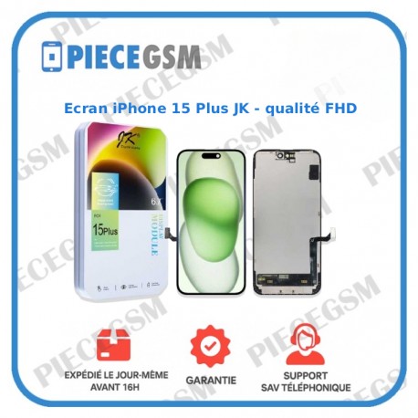 Ecran iPhone 15 Plus marque JK - qualité FHD