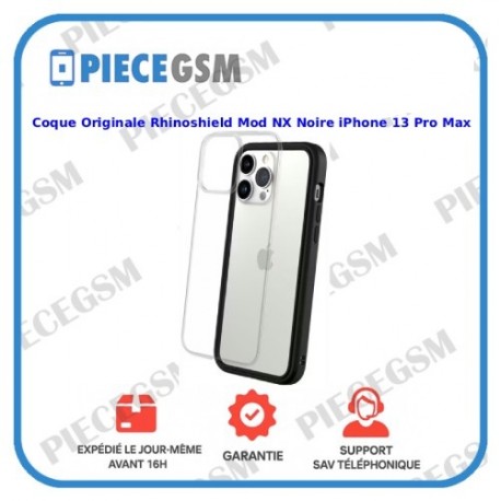 Coque Originale Rhinoshield Mod NX Noire iPhone 13 Pro Max