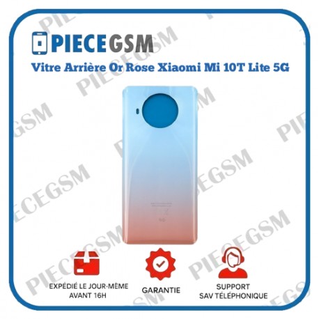Vitre Arrière Or Rose Xiaomi Mi 10T Lite 5G