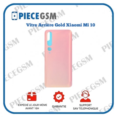 Vitre Arrière Gold Xiaomi Mi 10