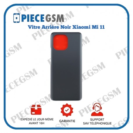 Vitre Arrière Noir Xiaomi Mi 11