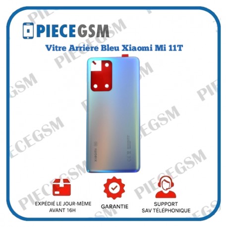 Vitre Arrière bleu Xiaomi Mi 11T