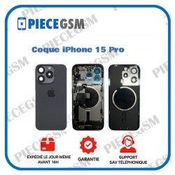 Chassis de réparation pour iPhone 15 Pro Noir