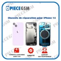 Chassis de réparation pour iPhone 14 Violet