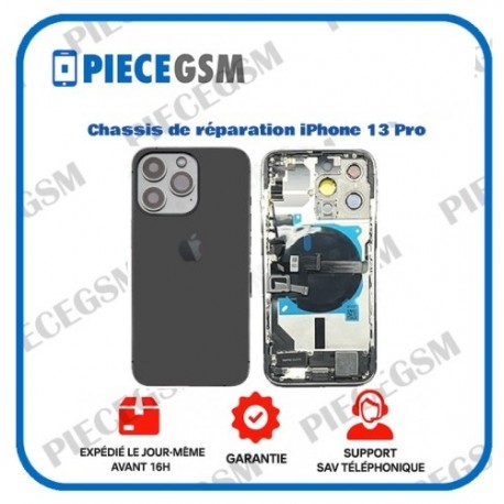 Chassis de réparation pour iPhone 13 Pro Noir