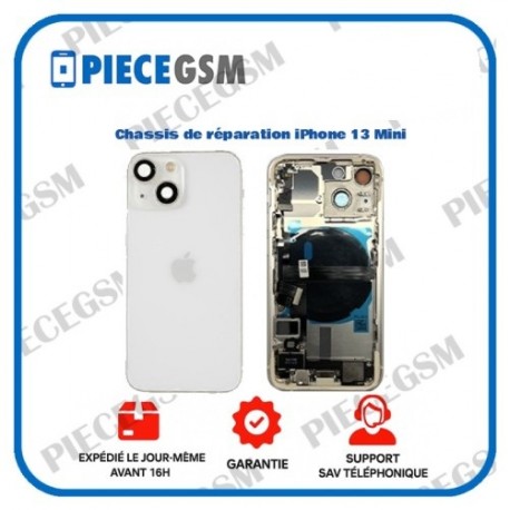 Chassis de réparation pour iPhone 13 Mini Blanc