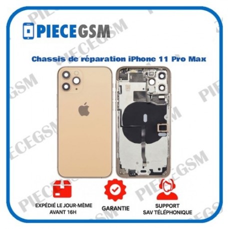 Chassis de réparation pour iPhone 11 Pro Max Dorée - OR