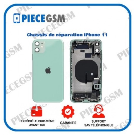 Chassis de réparation pour iPhone 11 Vert