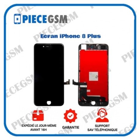 ECRAN POUR IPHONE 8 PLUS NOIR